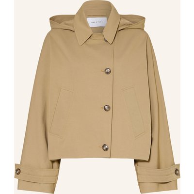 Mrs & Hugs Trench-Jacke beige