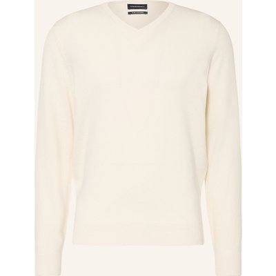 Strokesman's Cashmere-Pullover weiss