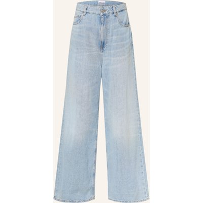 Ganni Wide Leg Jeans Marri 2.0 blau