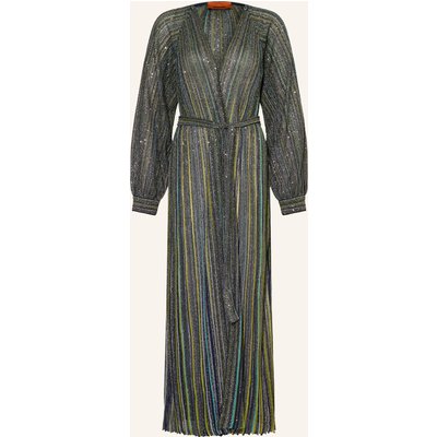 Missoni Strickhülle Mit Glitzergarn Und Pailletten schwarz