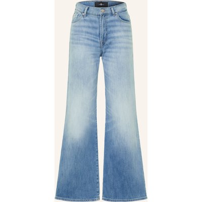 7 For All Mankind Wide Leg Jeans Lotta blau