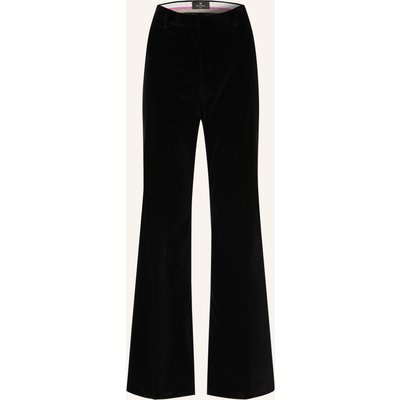 Etro Samthose schwarz
