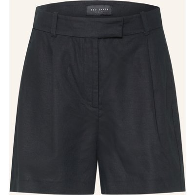 Ted Baker Shorts Machii Mit Leinen schwarz