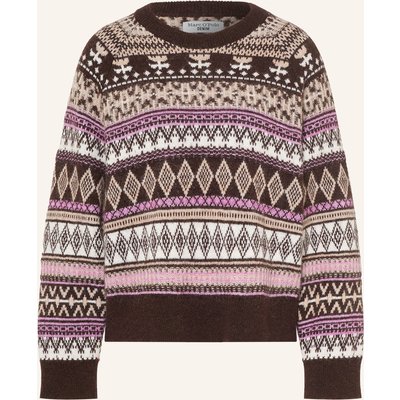 Marc O'polo Denim Pullover Mit Alpaka braun