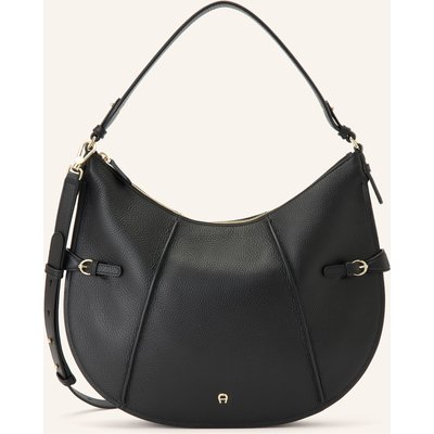 Aigner Schultertasche Cavallo Medium schwarz