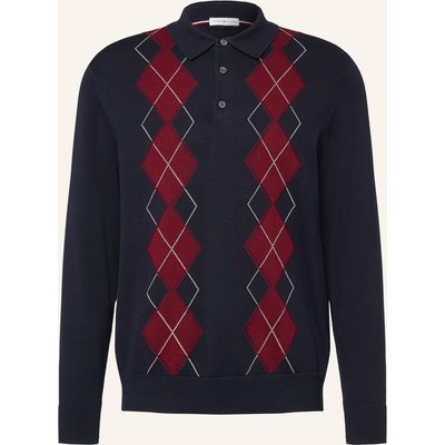 Tommy Hilfiger Strick-Poloshirt blau