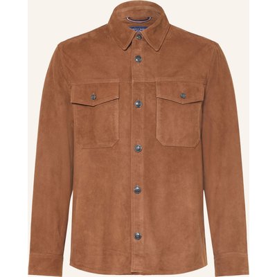 Tommy Hilfiger Overjacket Aus Leder braun