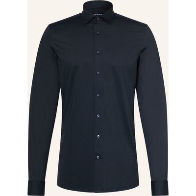 Olymp Jerseyhemd No. Six 24/Seven Body Fit blau