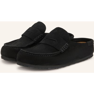 Birkenstock Pantoletten Naples Wrapped schwarz