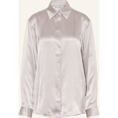 Acne Studios Hemdbluse Aus Seide lila