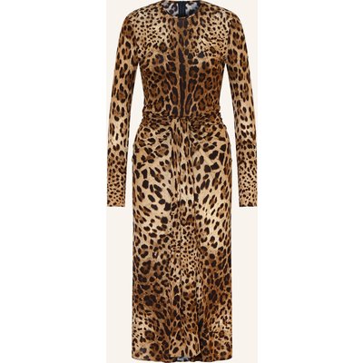 Dolce & Gabbana Jerseykleid braun