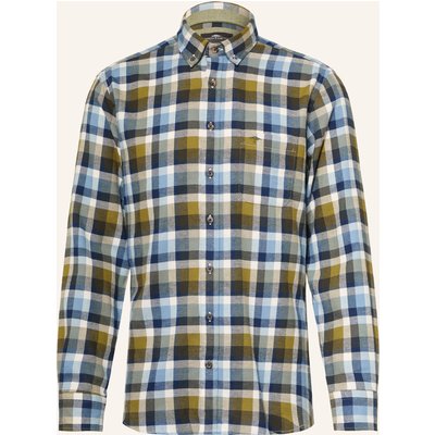 Fynch-Hatton Flanellhemd Regular Fit gruen