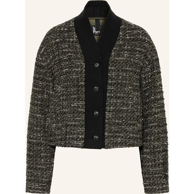 Riani Kastenjacke Aus Bouclé Mit Glitzergarn gruen
