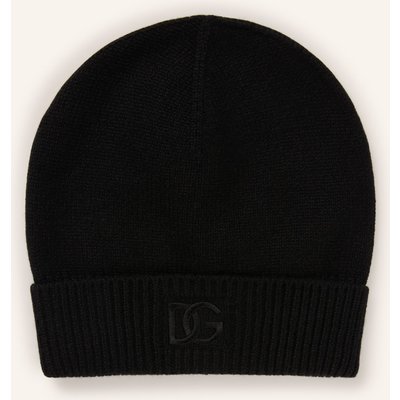 Dolce & Gabbana Cashmere-Mütze schwarz