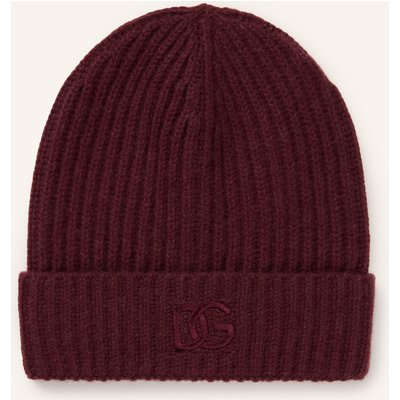 Dolce & Gabbana Cashmere-Mütze rot