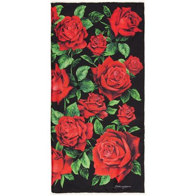Dolce & Gabbana Seidentuch rot