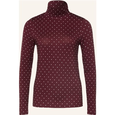Majestic Filatures Rollkragenshirt rot
