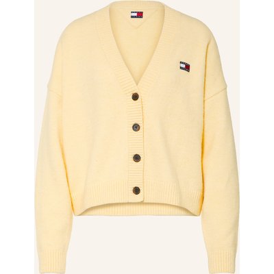 Tommy Jeans Strickjacke gelb