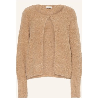 Milano Italy Bouclé-Strickhülle beige