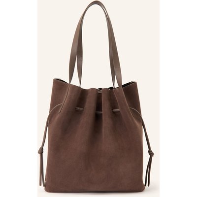 Yuzefi Beuteltasche Scallop braun
