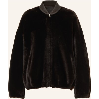 Arma Lederjacke Violet Zum Wenden braun