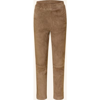 Arma 7/8-Hose Provence Aus Leder grau