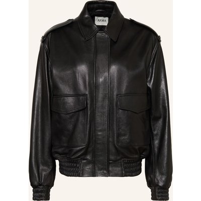 Arma Lederjacke Astra schwarz