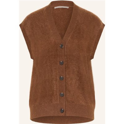 (The Mercer) N.Y. Strickweste Aus Cashmere braun