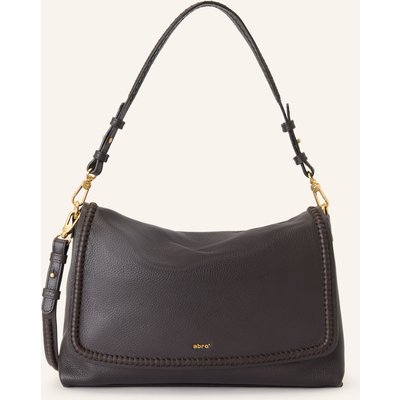 Abro Schultertasche Signature Big braun