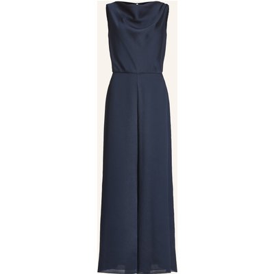 Swing Jumpsuit Aus Satin blau