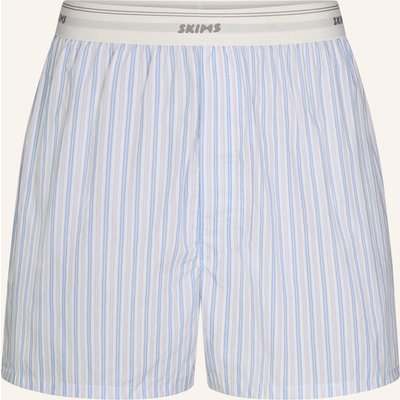 Skims Web-Boxershorts Cotton Poplin grau