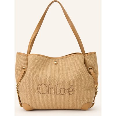 Chloé Shopper Clover braun