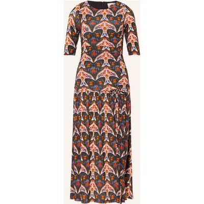 Farm Rio Jerseykleid Porcelain Birds schwarz