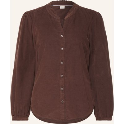 Brax Cordbluse Violet braun