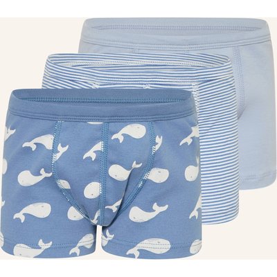 Petit Bateau 3er-Pack Boxershorts blau