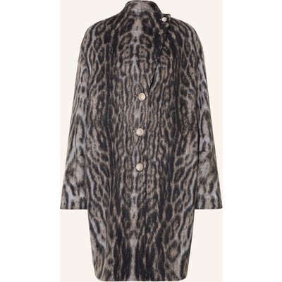 Marc Cain Strickmantel Mit Mohair grau