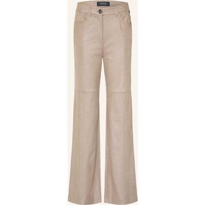 Marc Cain Hose Warri In Lederoptik braun