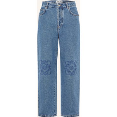 Loewe Jeans Anagram Baggy Regular Fit blau