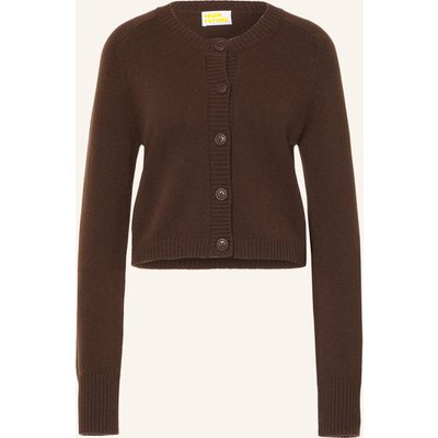 From Future Strickjacke Aus Cashmere braun