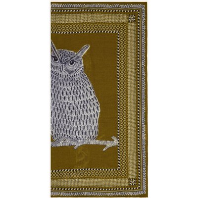 Inoui Editions Tuch Chouette gruen