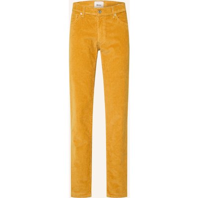 Brax Cordhose Cadiz Straight Fit gelb
