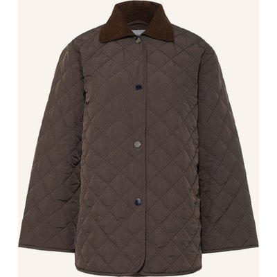 Stylein Steppjacke Sabria Aus Cord braun