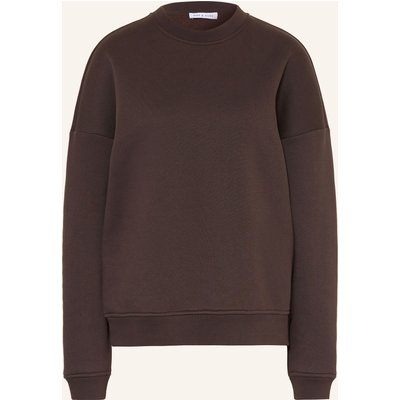Mrs & Hugs Sweatshirt braun