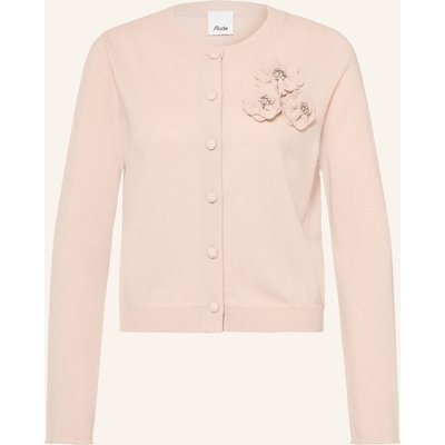 Allude Strickjacke Mit Cashmere Und Schmucksteinen grau