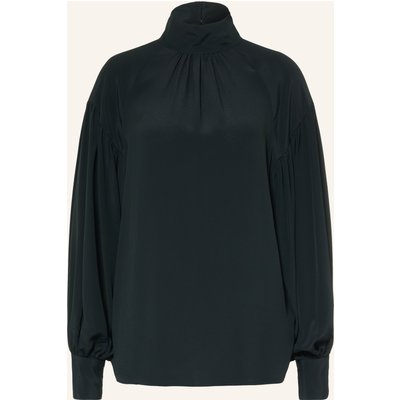 Émanou Blusenshirt Mit Seide schwarz