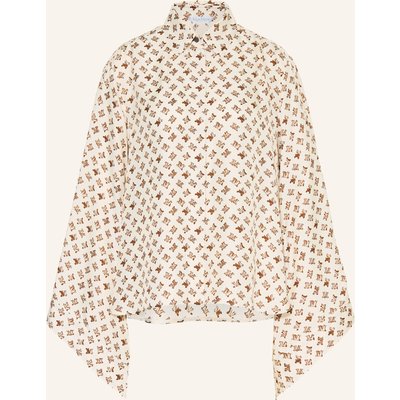 Max Mara Bluse Obice Aus Seide weiss