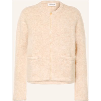 Malina Strickjacke Teodora Mit Mohair beige