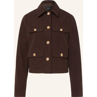 S.Oliver Black Label Kastenjacke Aus Cord braun