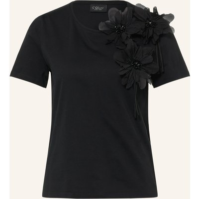 S.Oliver Black Label T-Shirt Mit Schmucksteinen schwarz