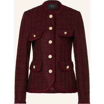 S.Oliver Black Label Bouclé-Blazer rot